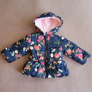 Little Me Fleece Puffer Coat 12M